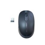Mouse Óptico Sem Fio 1600DPI - Cinza com Preto - Imagem 3