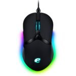 Mouse Óptico para Computador Com Fio - Preta - Imagem 2
