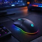 Mouse Óptico para Computador Com Fio - Preta - Imagem 6