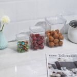 Kit 3 Pote Hermético Quadrado Multiuso com Tampa - Imagem 2