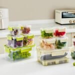 Conjunto 5 Potes de Plástico com Tampa e Cesto - Sortida - Imagem 2