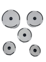 Conjunto 5 Potes Herméticos de Plástico Com Tampa - Imagem 5