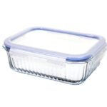 Pote Hermético de Borossilicato Retangular com Tampa Stripes 1500ml