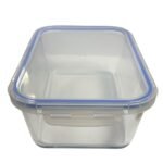 Pote Hermético de Borossilicato Retangular com Tampa 1500ml
