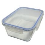 Pote Hermético de Borossilicato Retangular com Tampa 1500ml - Imagem 2