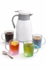 Jogo Garrafa Térmica 1 Litro Victoria com 4 Canecas - Sortida - Imagem 3