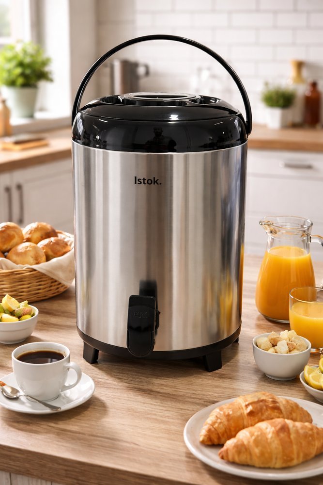 15492191446-botij-o-t-rmico-9-5-litros-inox-imagem-1.jpg Botijão Térmico 9,5 Litros - Inox - Imagem 1