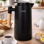 Garrafa Térmica Amsterdã com Cabo de Madeira 1 Litro - Sortida