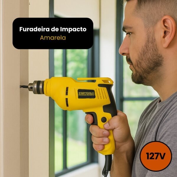 Furadeira de Impacto 127V - Amarela