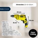Furadeira de Impacto 127V - Amarela - Imagem 3
