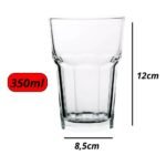 Kit 3 Copo de Vidro 350ml - Imagem 3